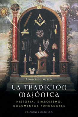 Portada del libro conteniendo elementos de los tres grados de la Masonería.